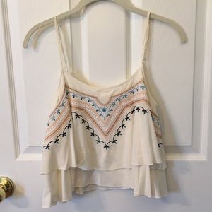 flowy crop top
